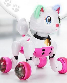 Electronic Family Pet – Interactive Intelligent Puppy Dog/ Kitty Cat Funny Voice Recognition Robot Toy For Kids